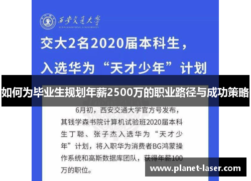 如何为毕业生规划年薪2500万的职业路径与成功策略 如何为毕业生规划年薪2500万的职业路径与成功策略